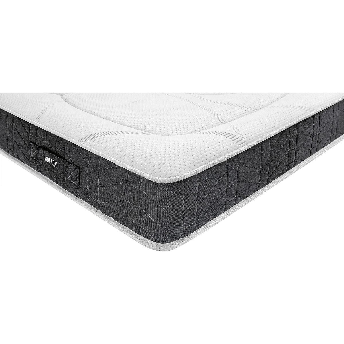 Ensemble matelas mousse HR Smart Repair + sommier blanc/gris, BULTEX
