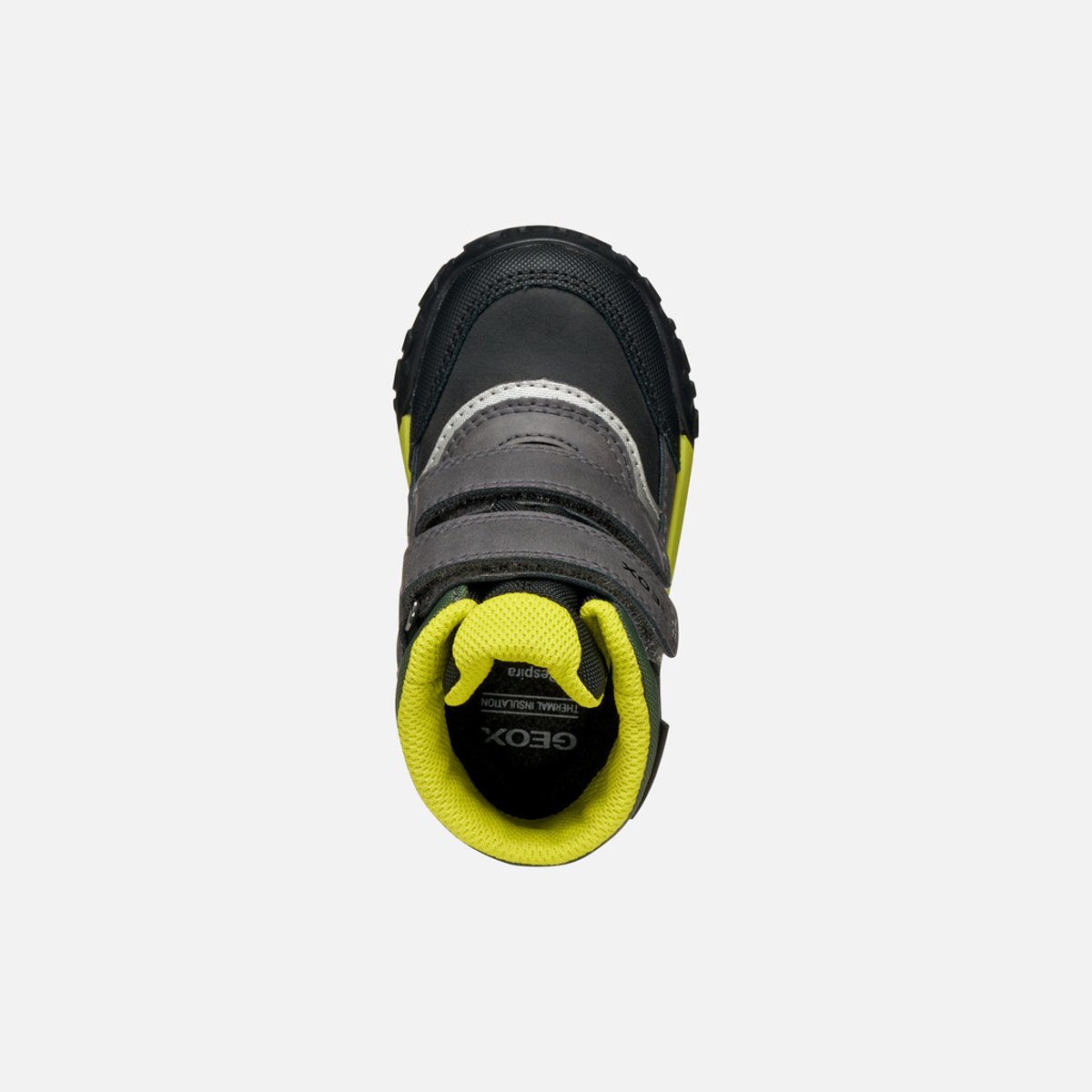Bottes Mi-Mollet B TREKKYUP B ABX noir/vert fluo, GEOX