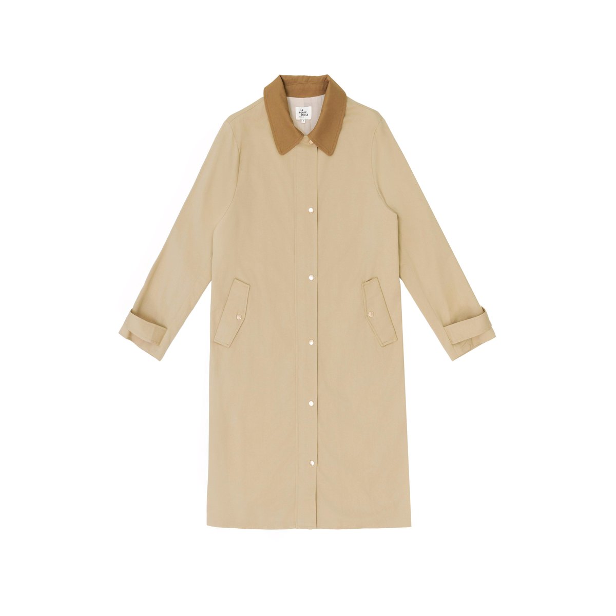 Trench col chemise uni NEVINO 13-beige, LA PETITE ETOILE