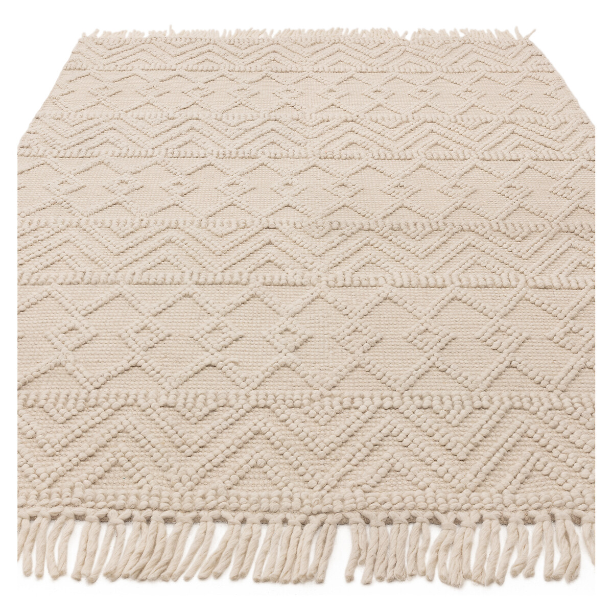 Modern Boho Patterned Rug ivory, ÉDITÉ