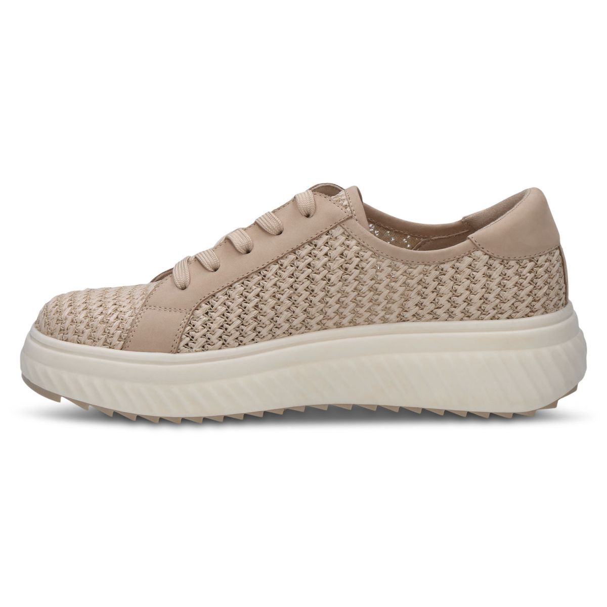 Basket à lacets beige nude, CAPRICE