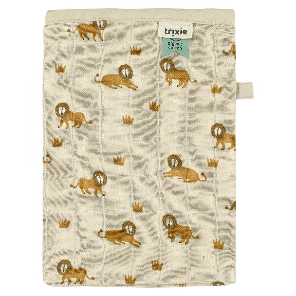 Lot de 3 gants de toilette jaune lion, TRIXIE