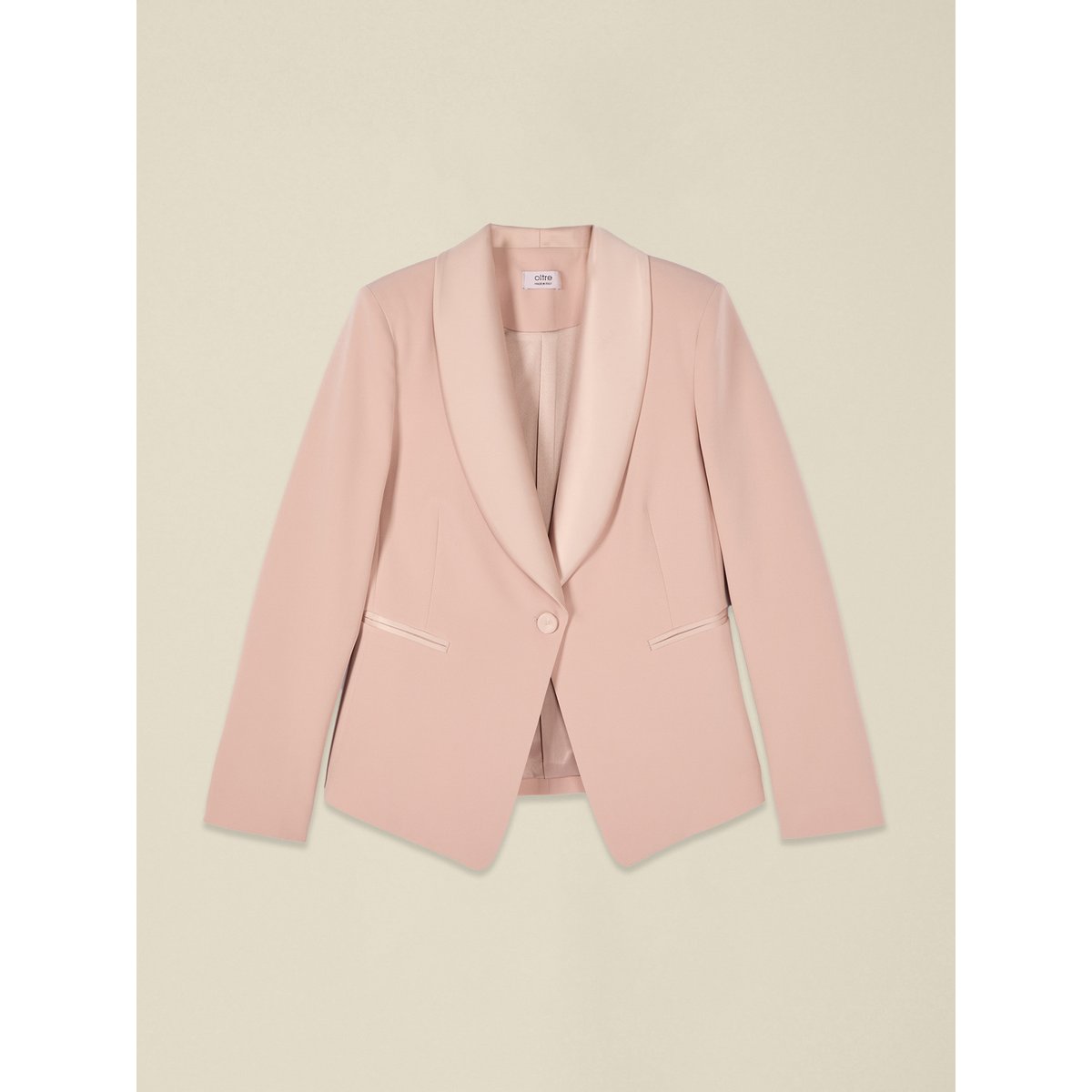 Blazer à revers rose, OLTRE