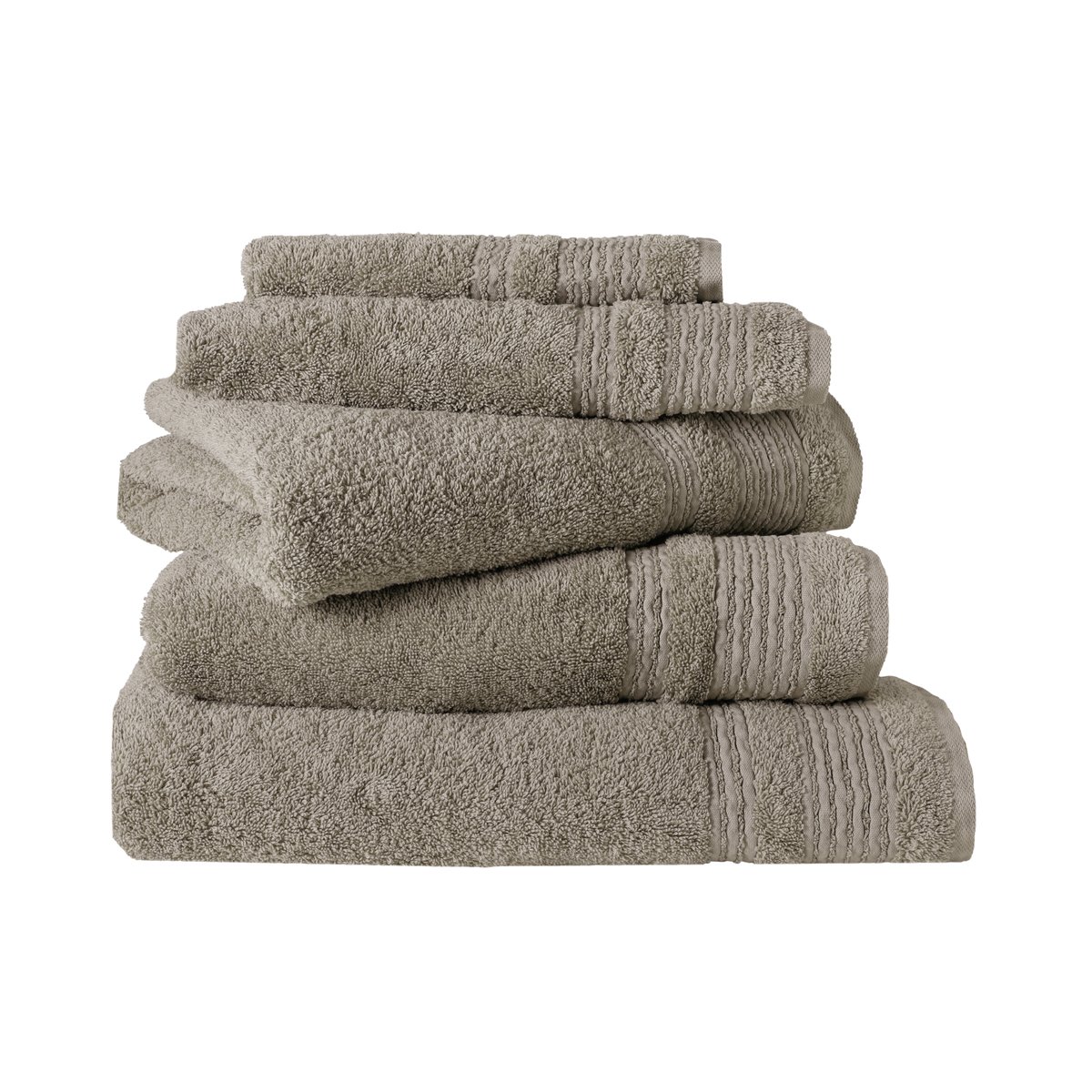 Serviette de bain coton bio - LENA sauge, CAMIF
