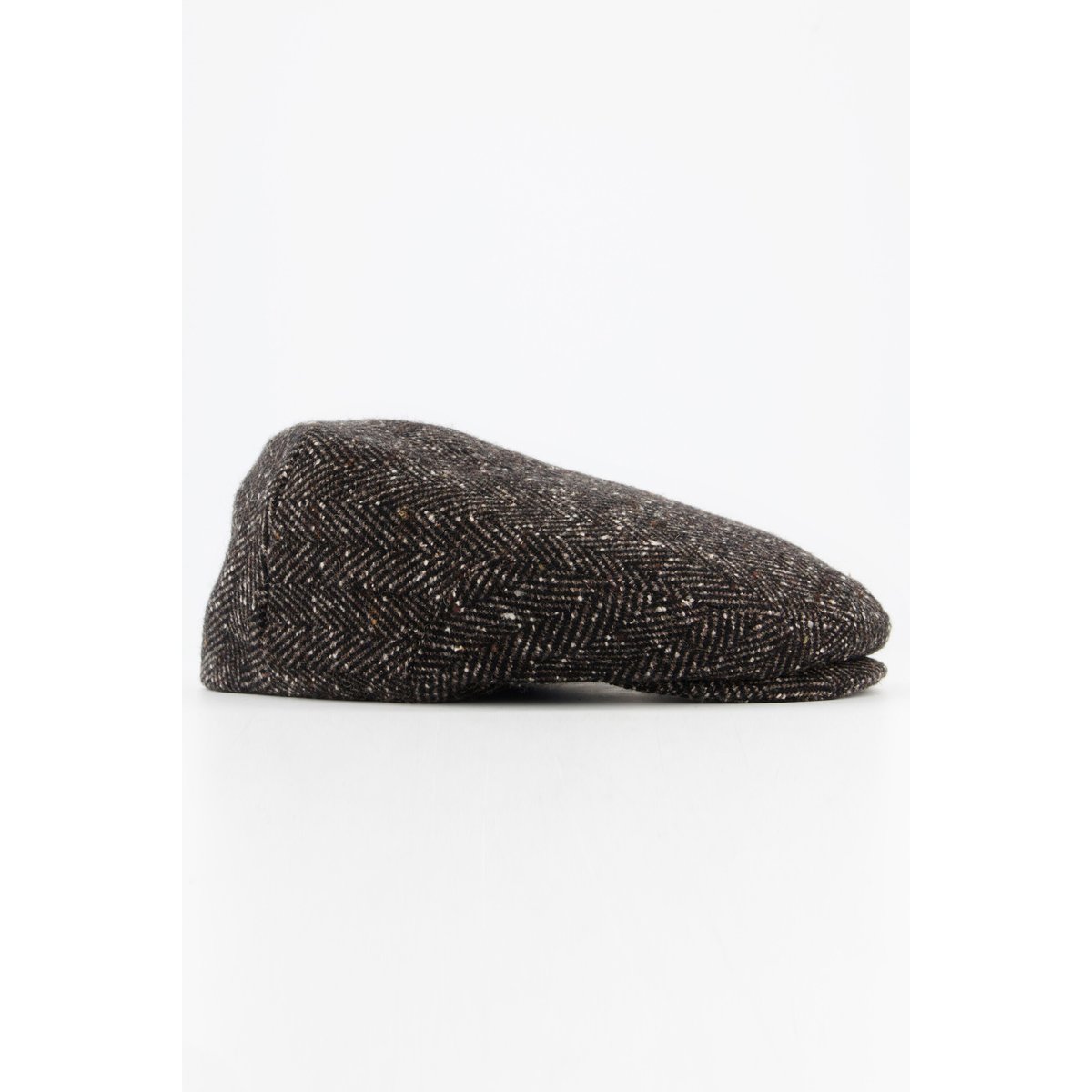 Casquette en mélange de laine à marron, JP1880