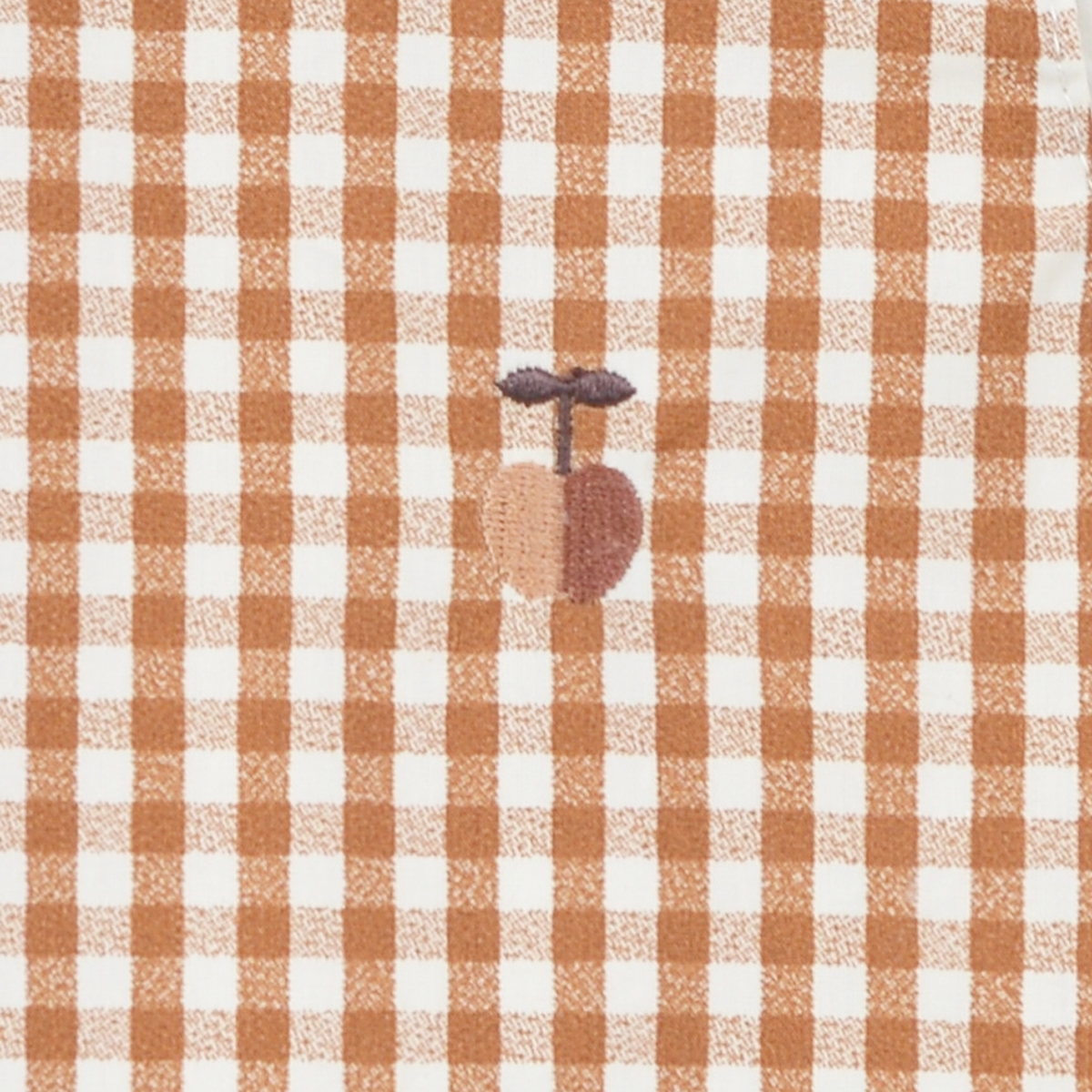 Gigoteuse été coton bio vichy POM POUCE caramel, LITTLE CREVETTE