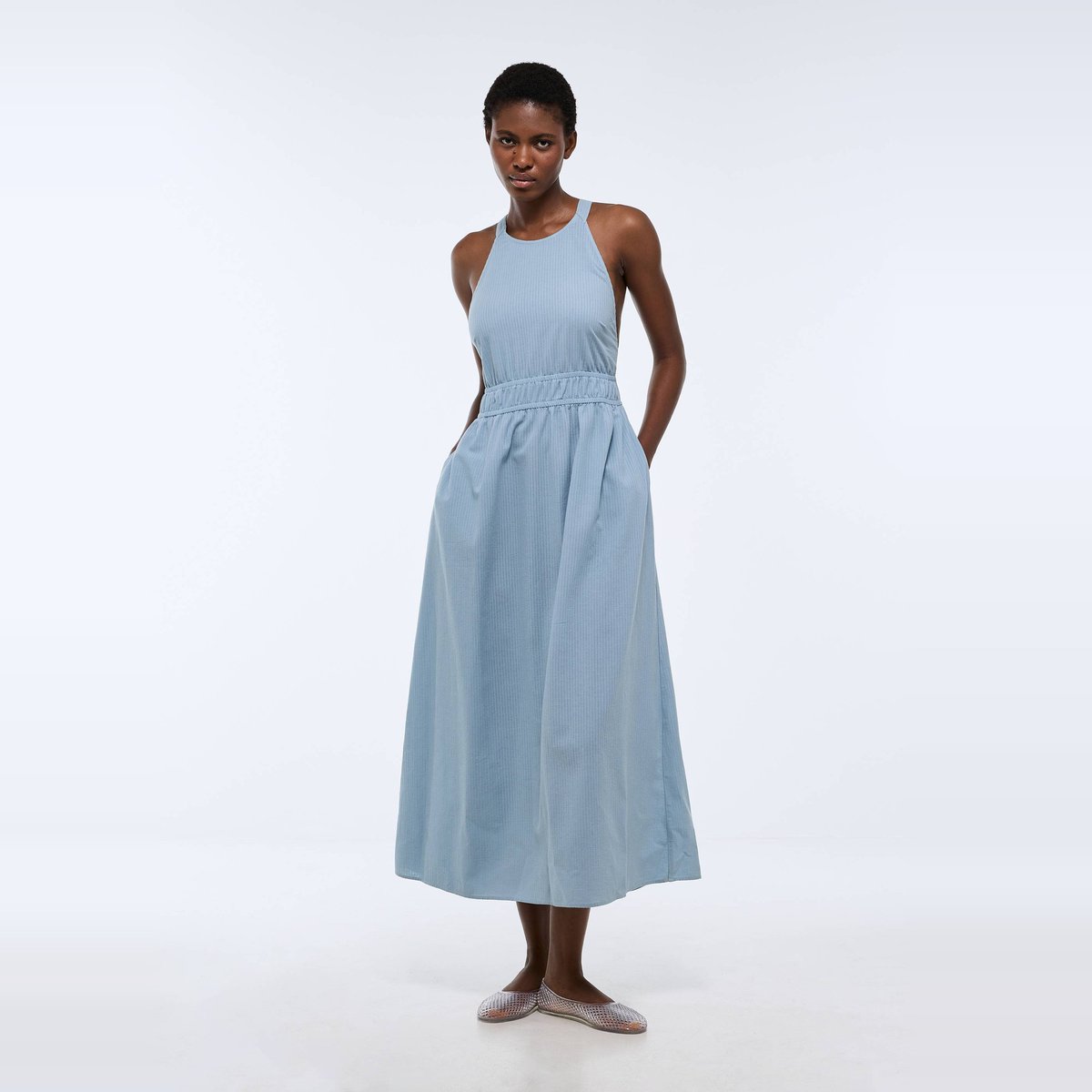 Robe de plage en coton BIO GOTS tornade, MONOPRIX