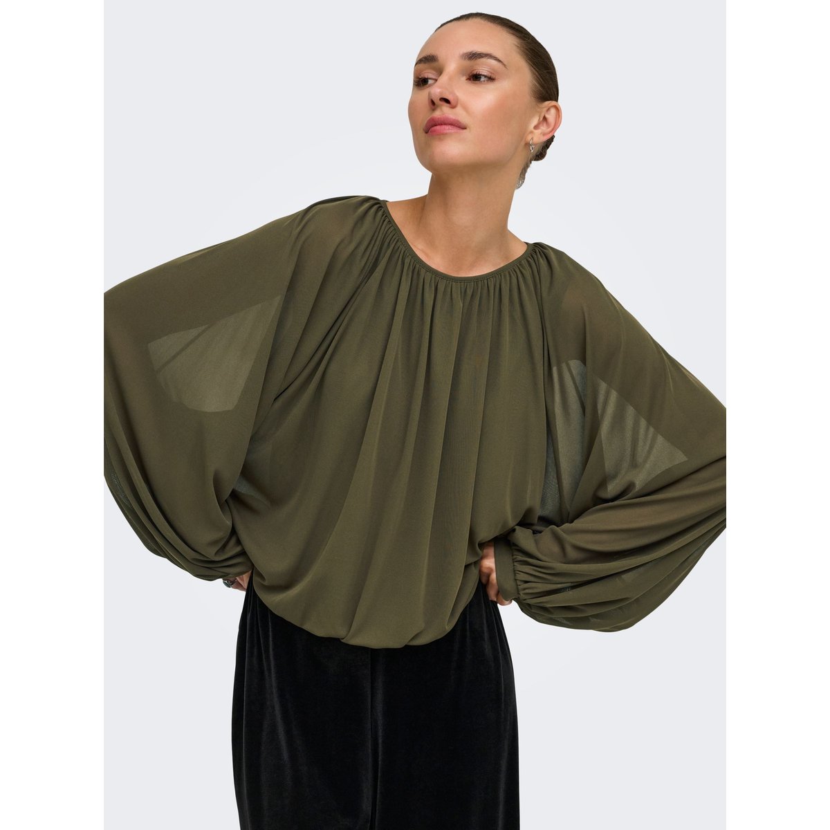 Top marron - teak 1, JDY