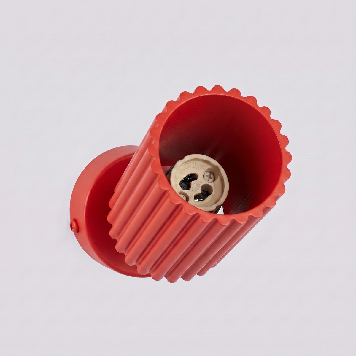 Plafonnier Aluminium Rouge GU10 1 Karbon rouge, EDEN