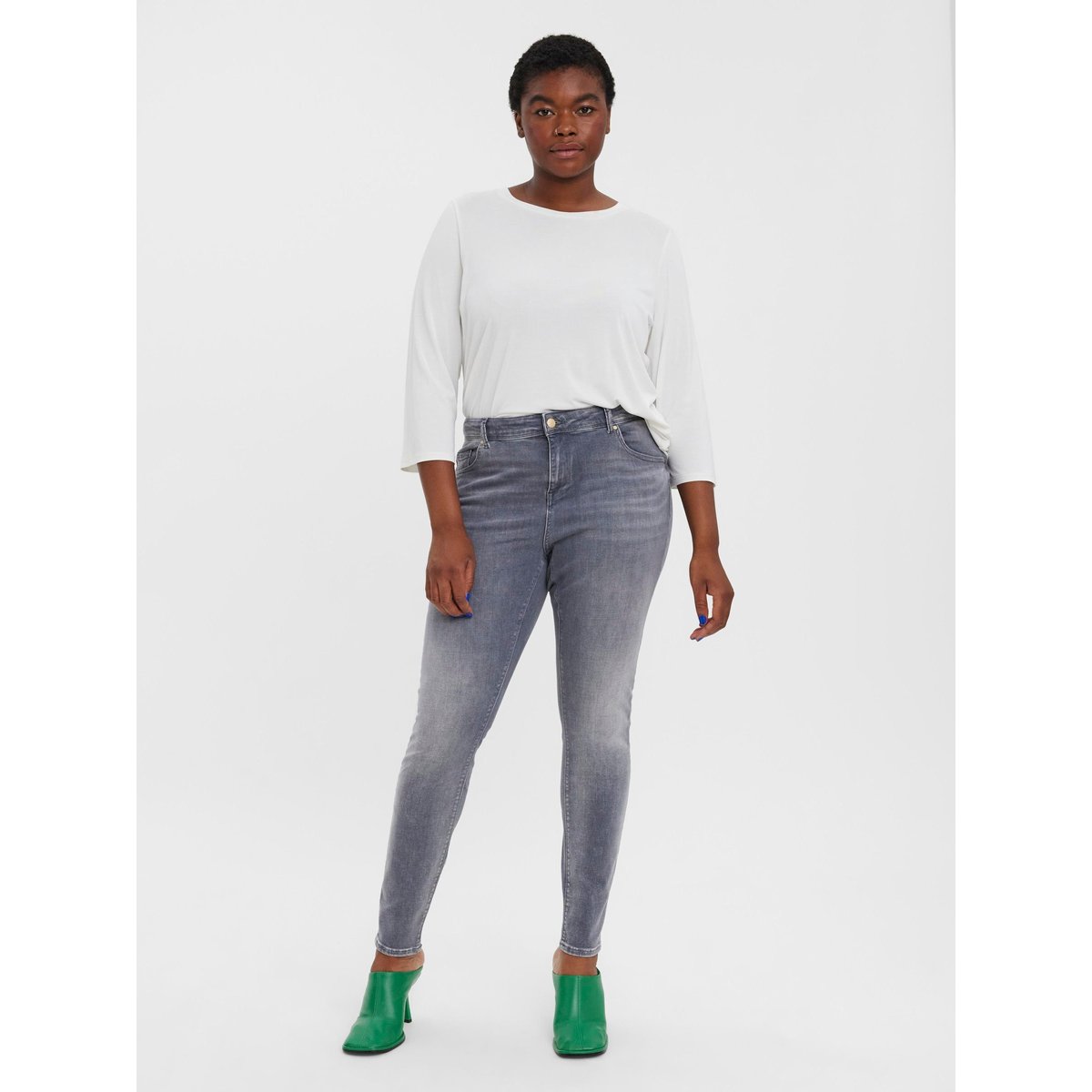 Jean Slim medium grey denim, VERO MODA