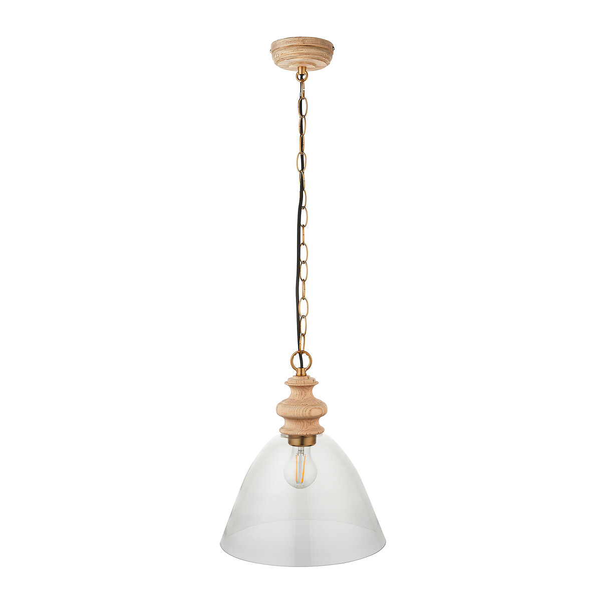 Clover Chain Drop Pendant Light in Natural Ash natural, ÉDITÉ