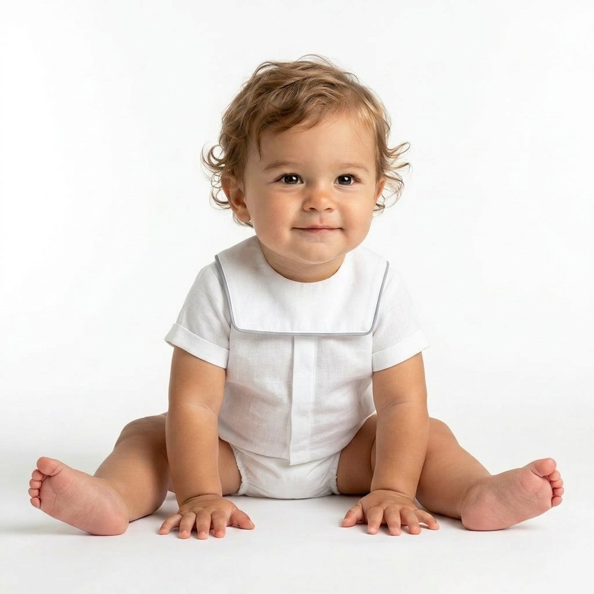 Blouse bébé - Très bon état blanc, JACADI