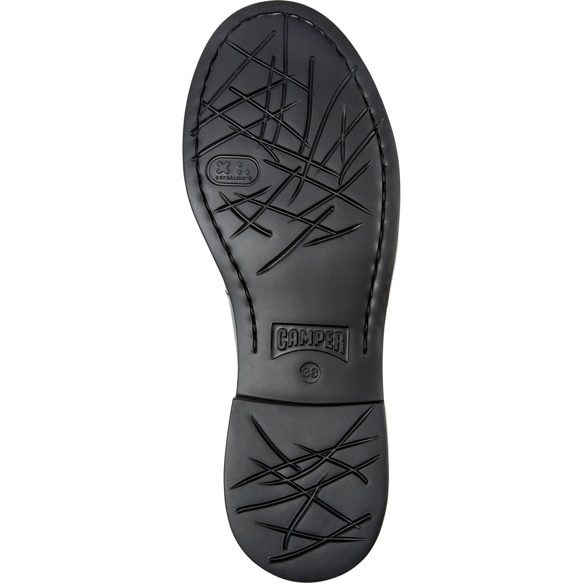 Mocassins Dean Smooth Leather noir, CAMPER