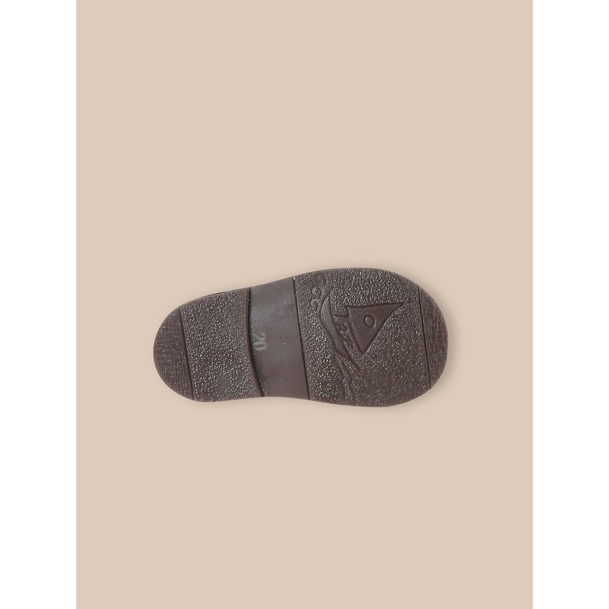 Bottines festonnées en cuir marine, CYRILLUS