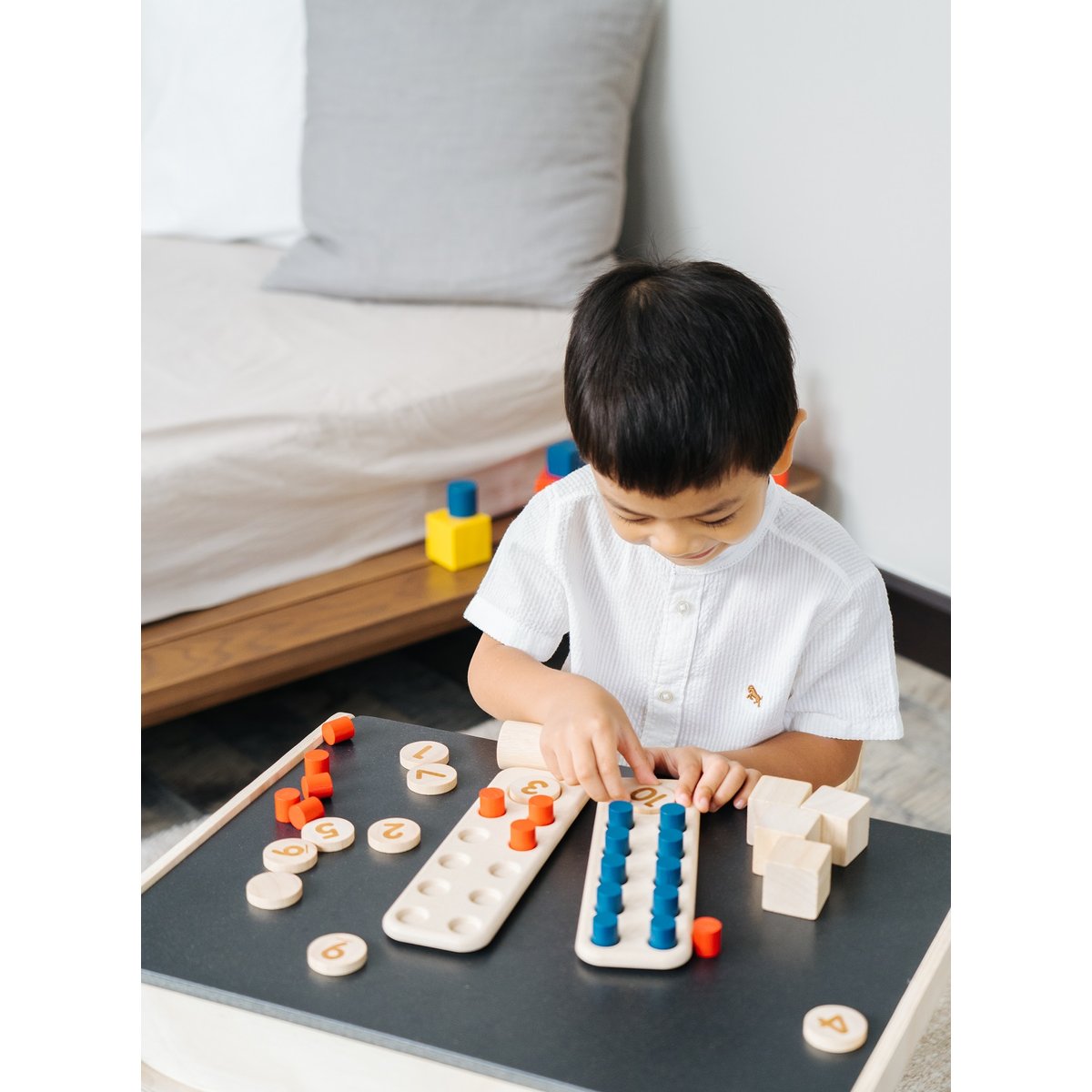 Apprendre à compter beige, PLAN TOYS