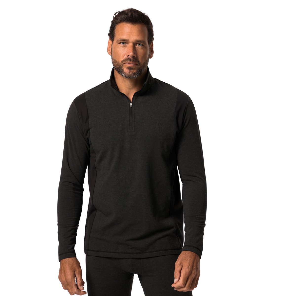 Maillot de corps de ski FLEXNAMIC® chiné anthracite, JP1880