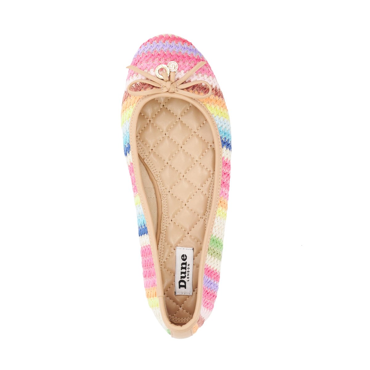 Ballerines à breloque - HALLO multi-synthetic, DUNE LONDON