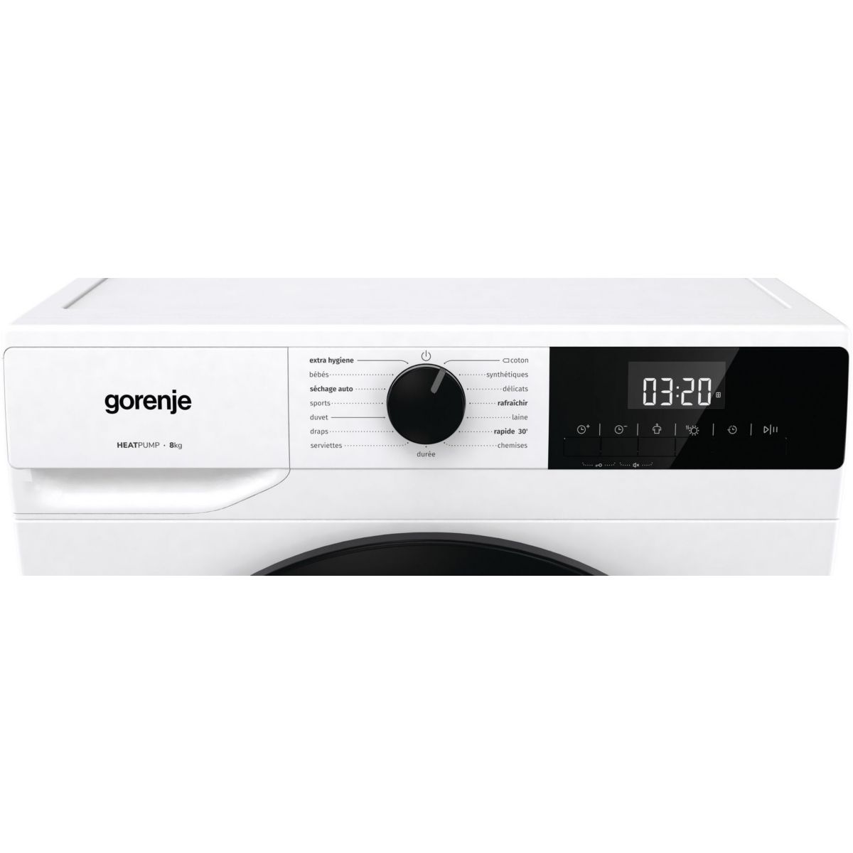 Sèche linge pompe à chaleur DHNE82 couleur unique, GORENJE