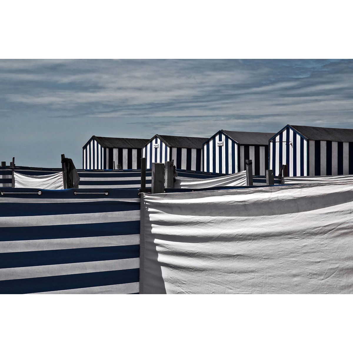 Tableau deco toiles de plage tableau alu dibond, HEXOA