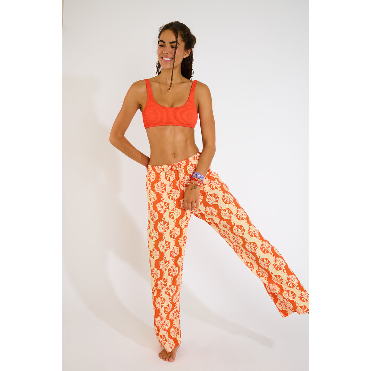 Pantalon Okeah - SARONG orange, BANANA MOON