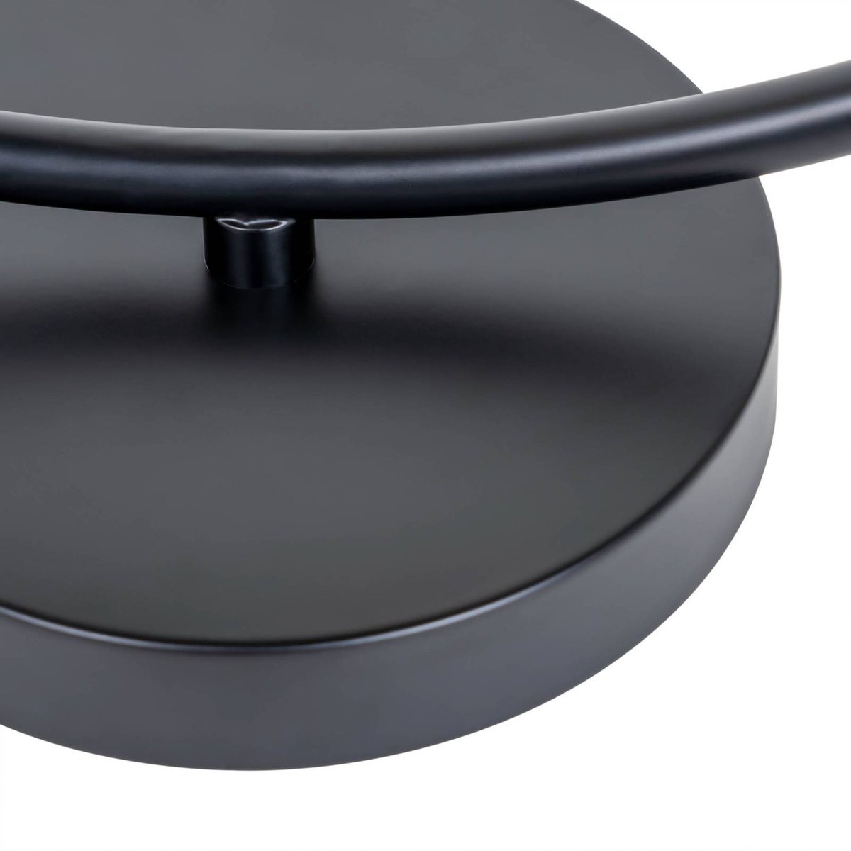 Lampe à poser en métal design, Linnard noir, LUCANDE