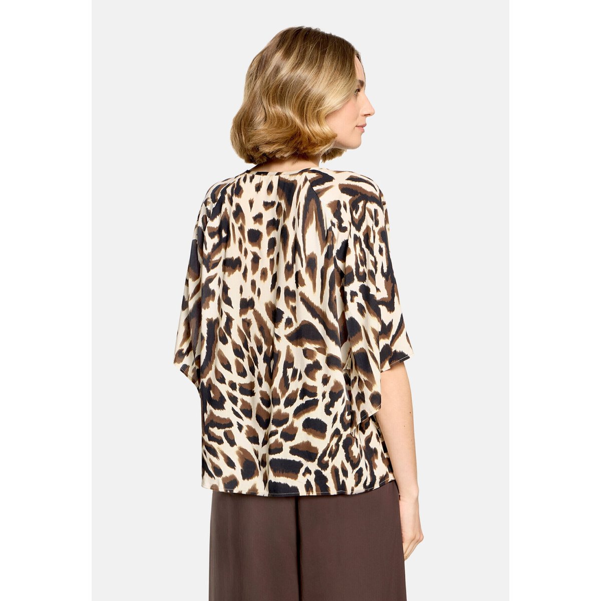 Blouse casual à motifs nature/khaki, CARTOON