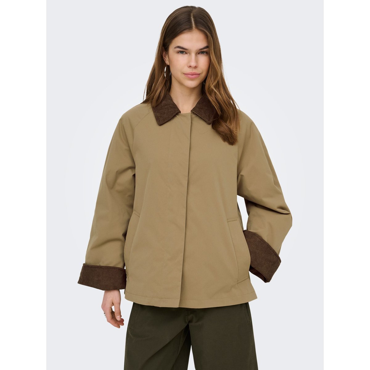Veste En Corduroy otter, ONLY