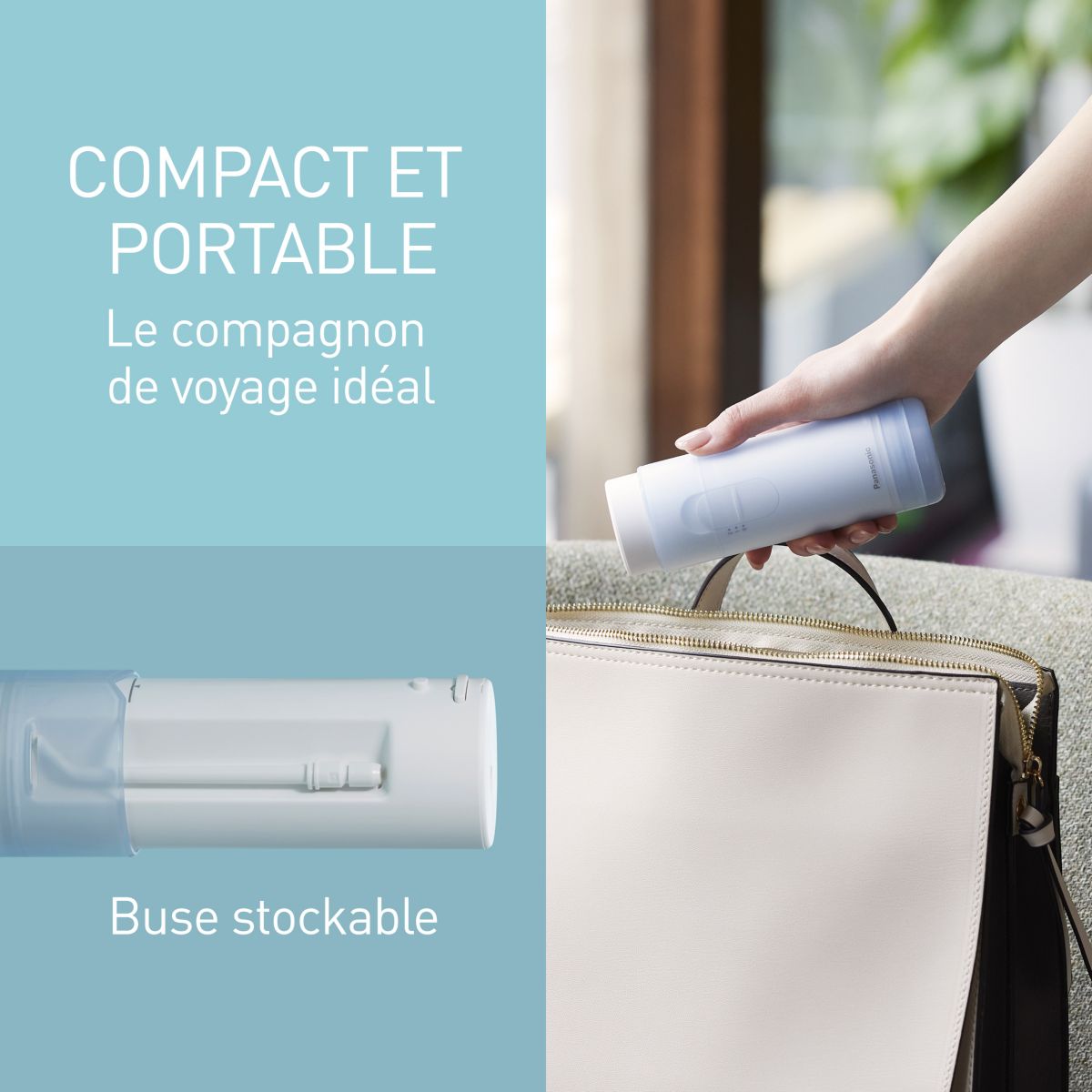 Hydropulseur de voyage EW-DJ11-A503 couleur unique, PANASONIC