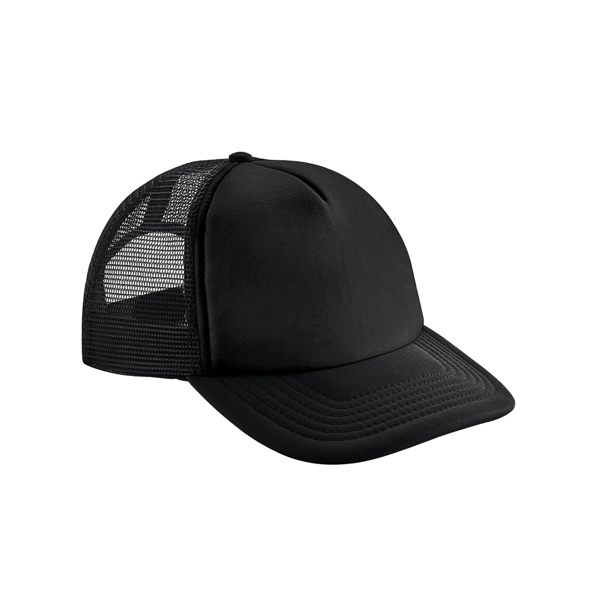 Casquette trucker noir / noir, BEECHFIELD