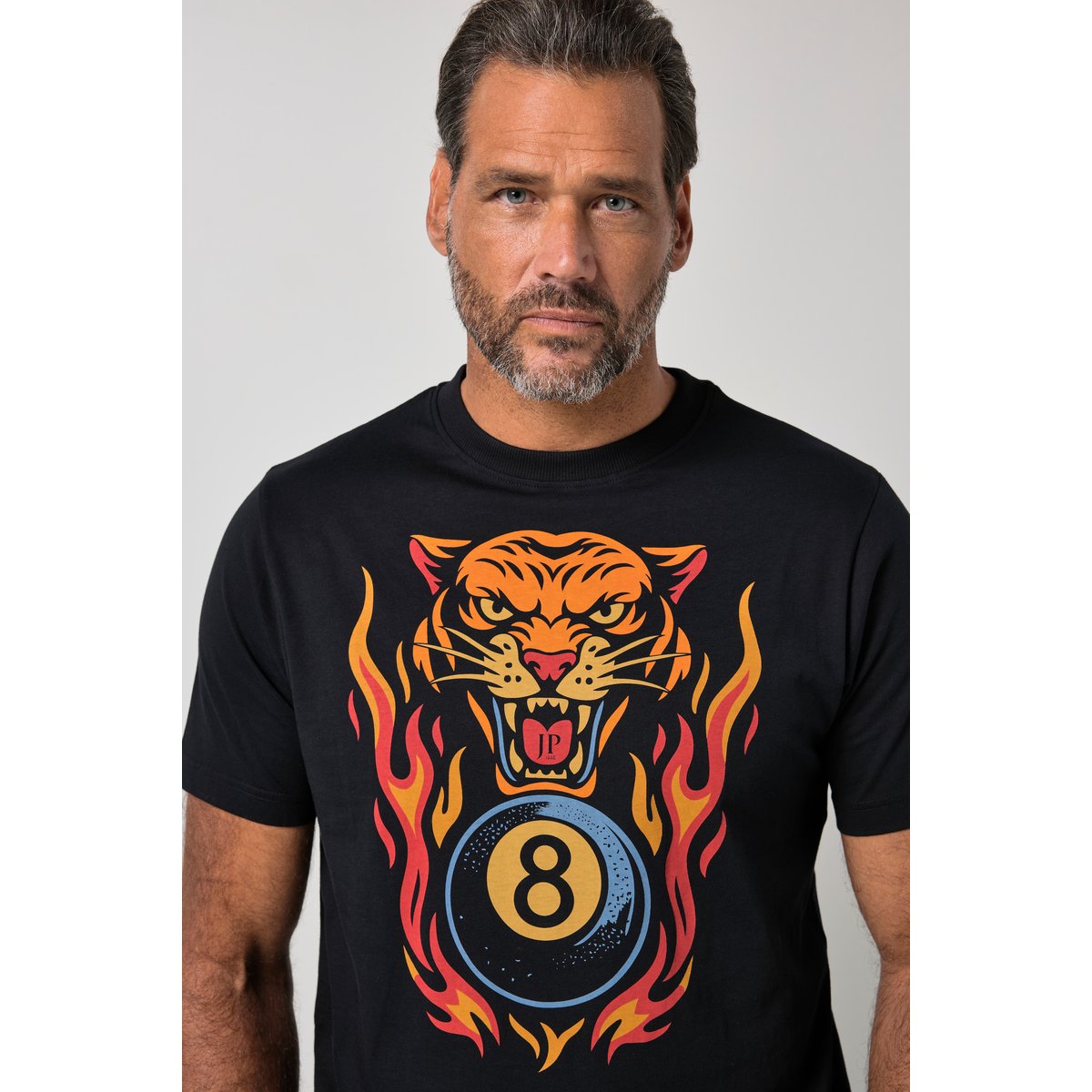 T-shirt manches courtes noir, JP1880