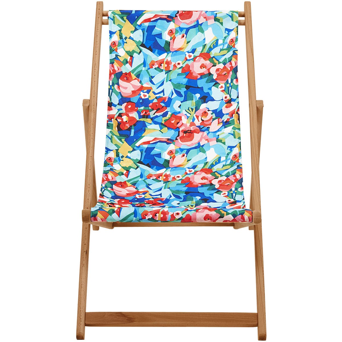 Chilienne en eucalyptus et toile outdoor, YUCA multicolore, VENT DE BOHÈME