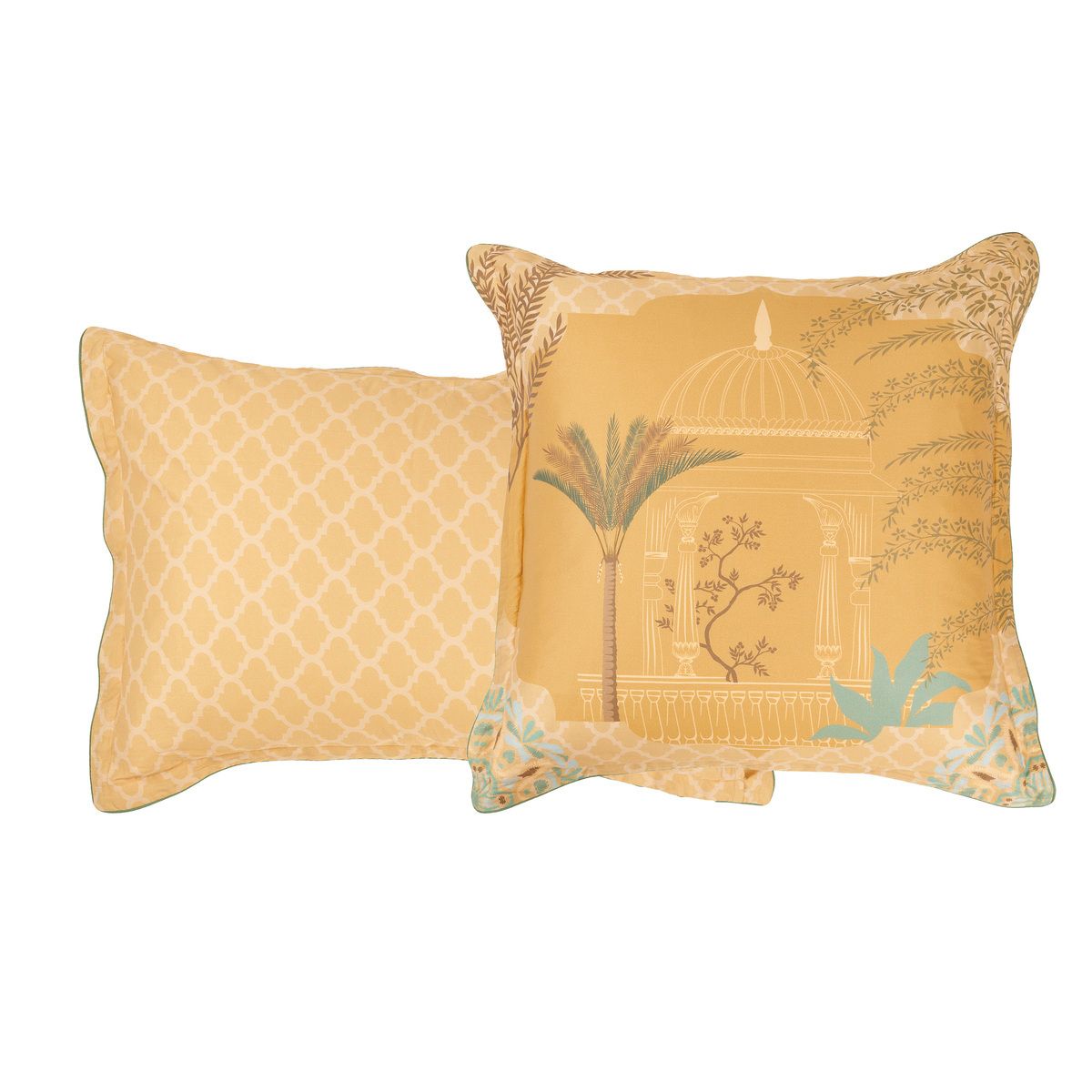Taie D'oreiller Satin De Coton - PAVILLON DES SONGES motifs, TRADITION DES VOSGES