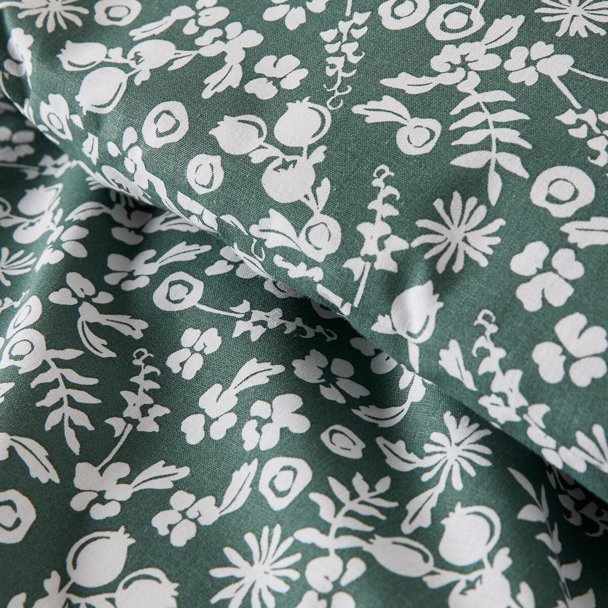 Parure de lit en coton, taie carrée, Glynis imprimé floral, LA REDOUTE INTERIEURS