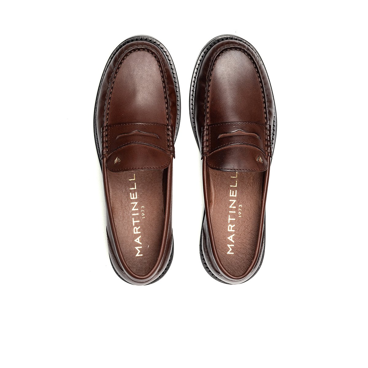 Mocassins cuir Settala olmo, MARTINELLI