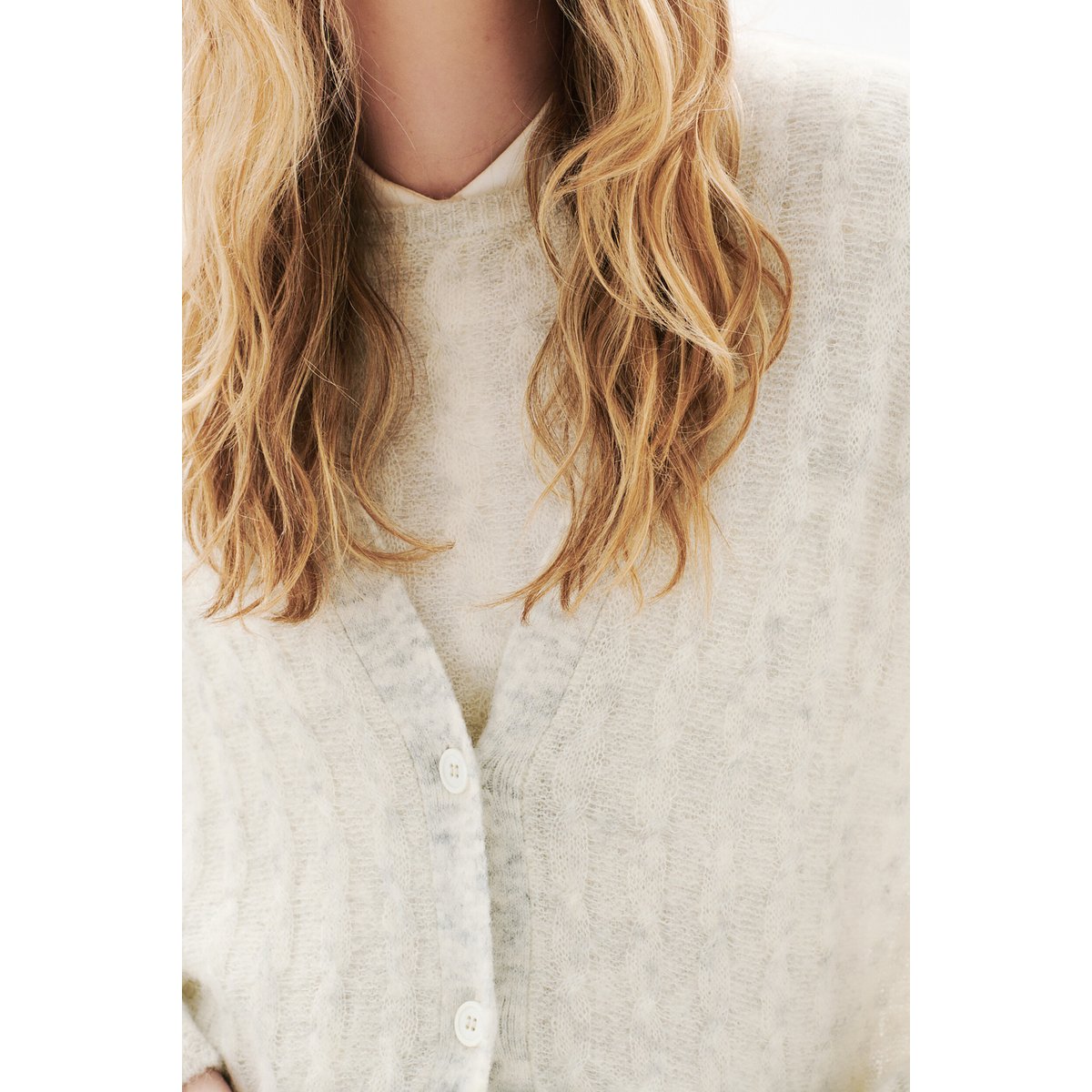 Gilet Melbourne ecru femme ecru, CAROLL