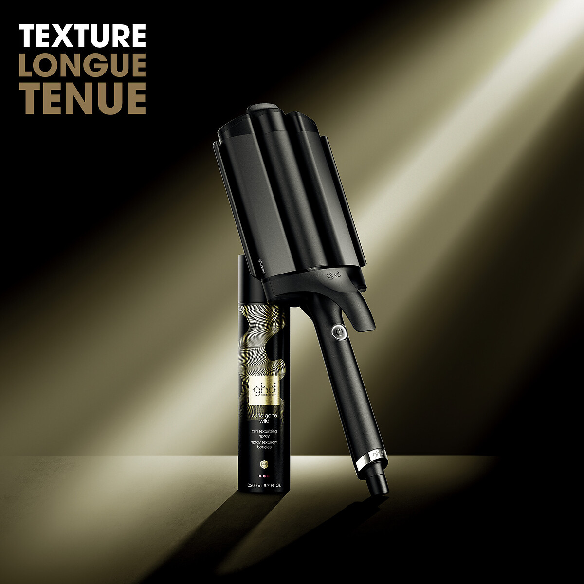 Texturising Spray Curl Gone Wild black, GHD