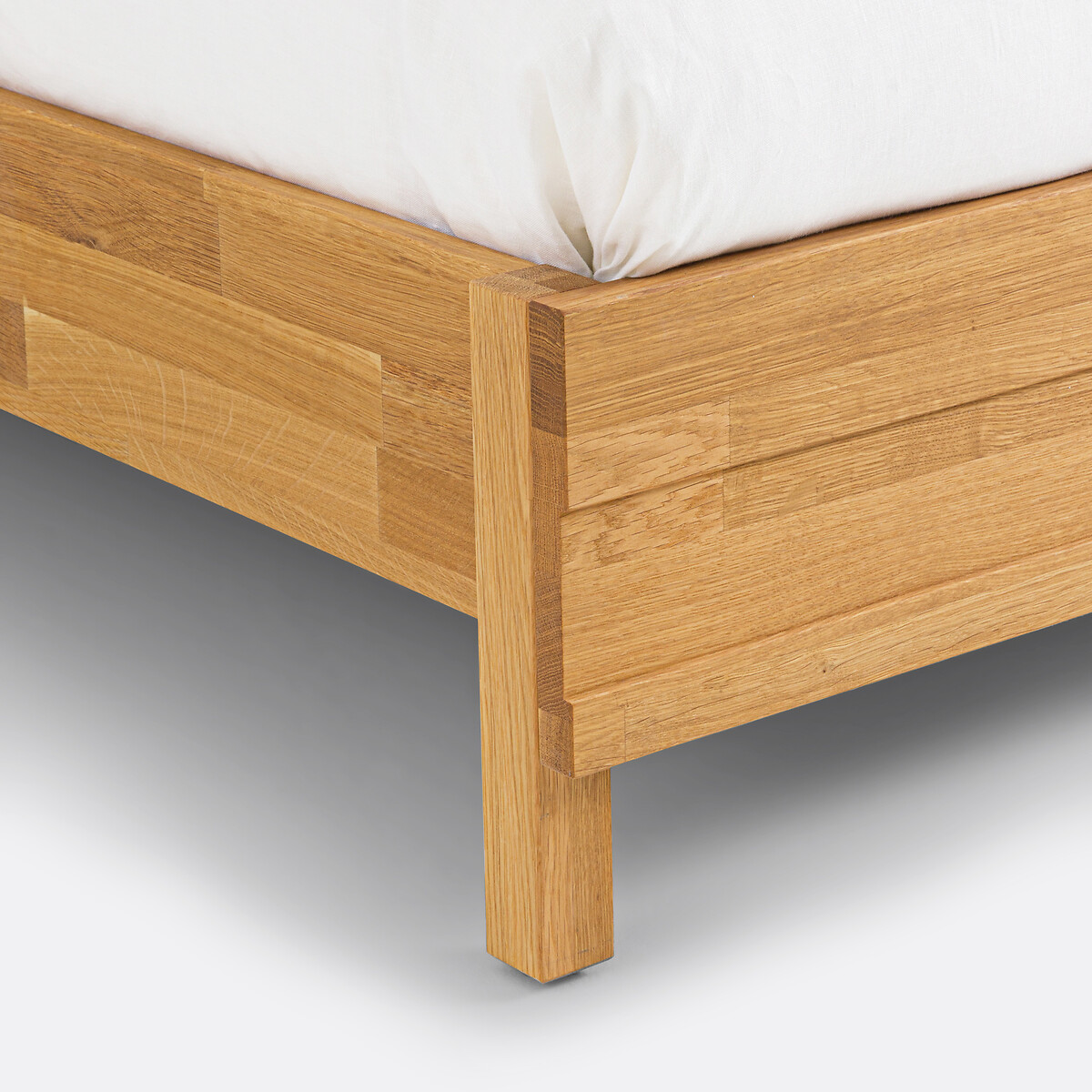 Cama de roble macizo laminado Ariles madera clara natural, LA REDOUTE INTERIEURS