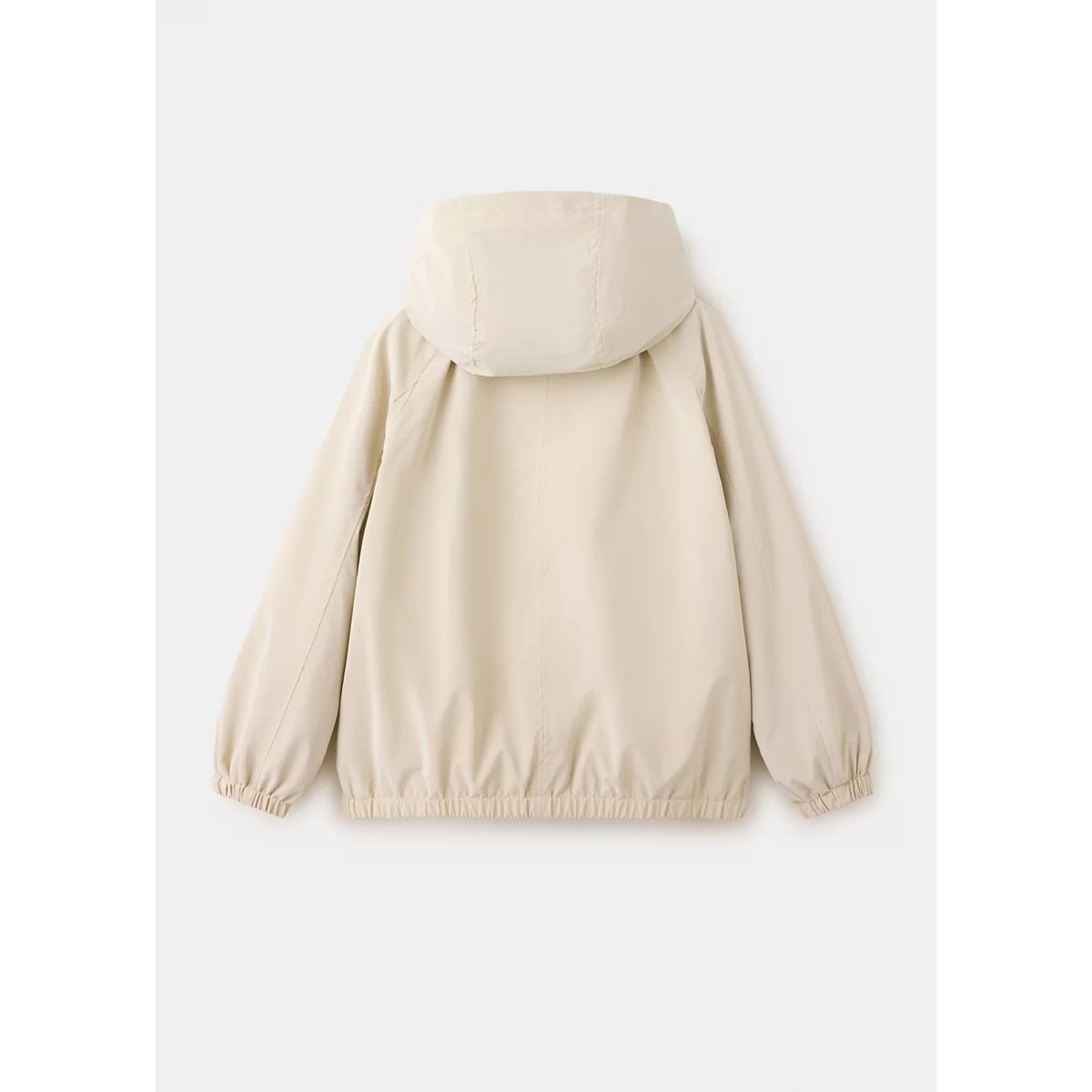 Veste enduite avec capuche gris clair/pastel, MANGO KIDS