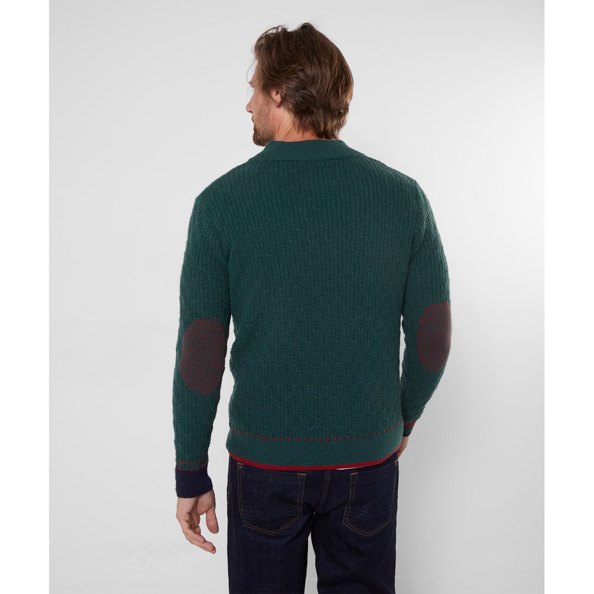 Sweat Col Cheminée Personnalisé vert, JOE BROWNS