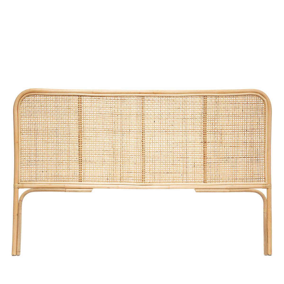Tête de lit en rotin tressé RONNIE beige, ATMOSPHERA