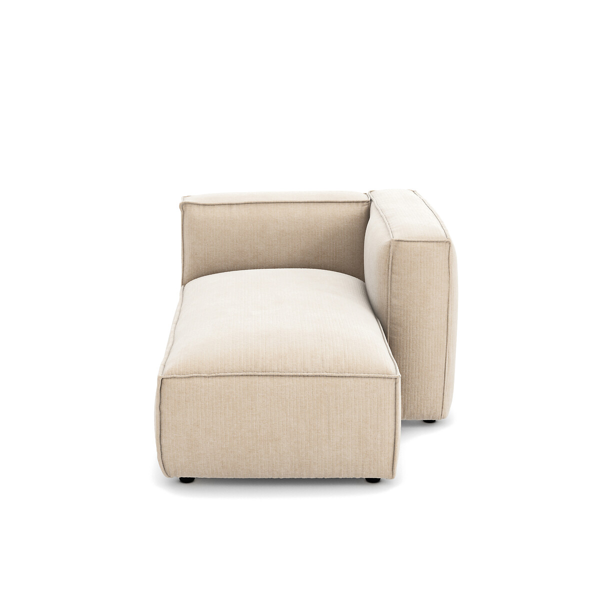 Meridian SEVEN für modulares Sofa, in Vintage-Cord bronzefarben                          , LA REDOUTE INTERIEURS