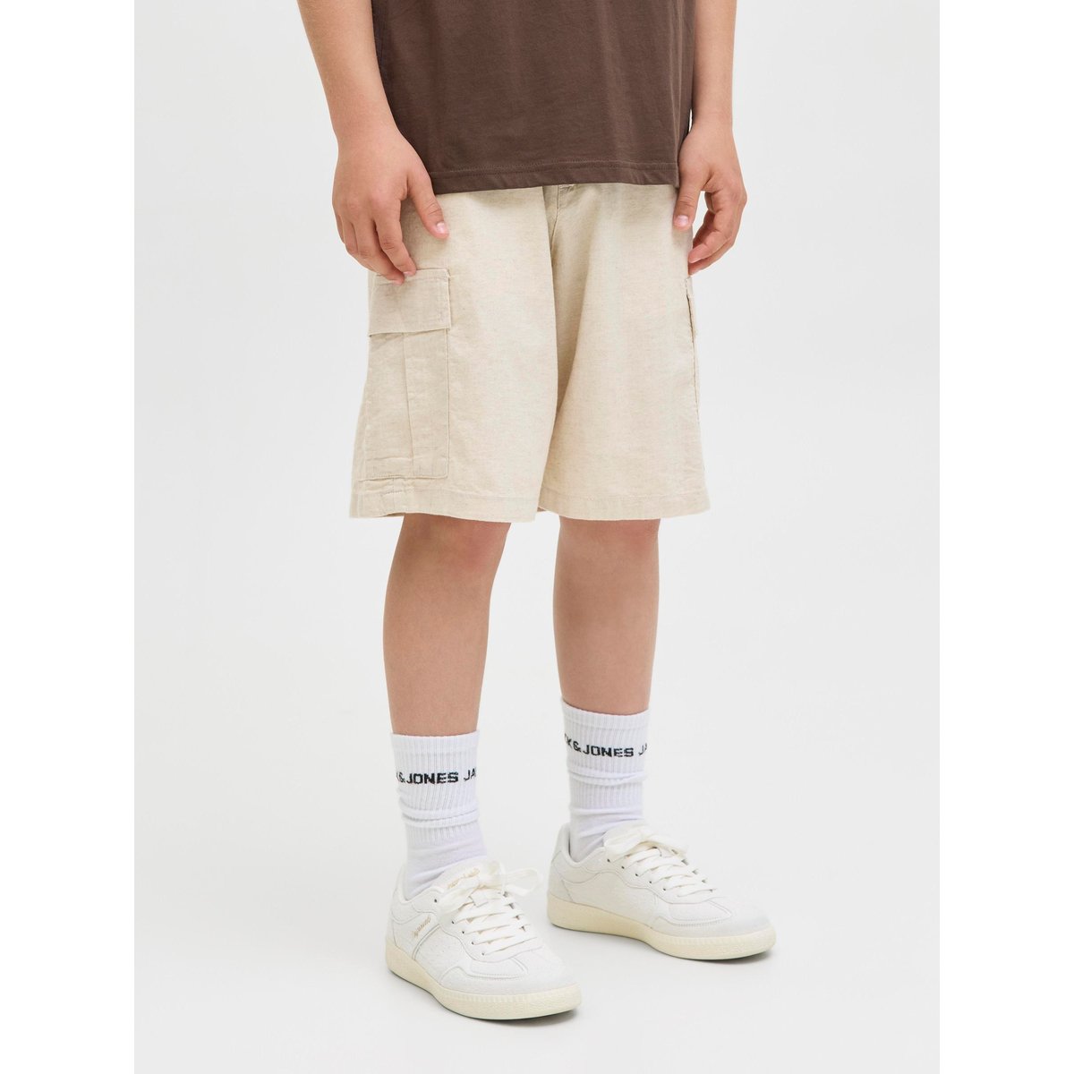 Short Short Loose Fit Junior moonbeam, JACK & JONES JUNIOR