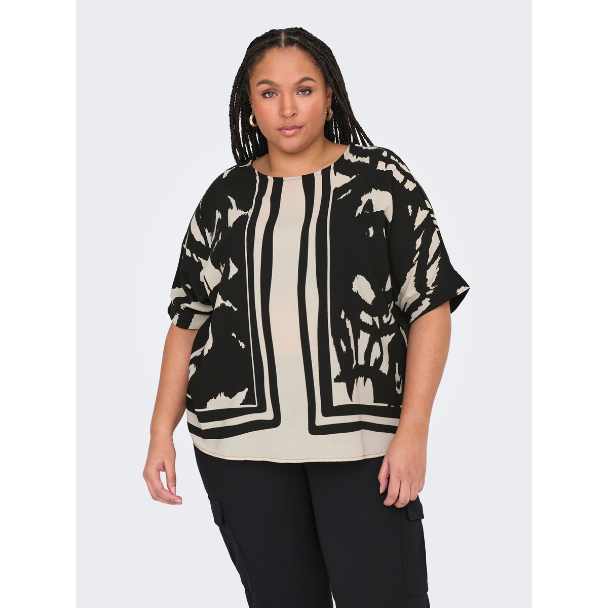 Tunique noire - black, ONLY CARMAKOMA
