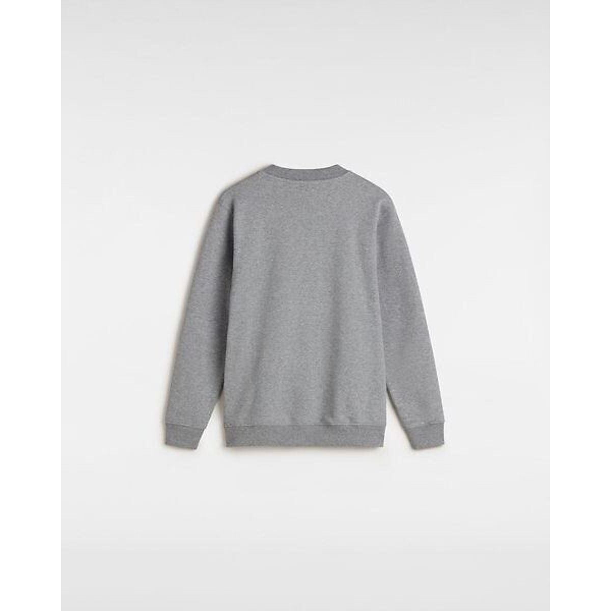 Sweat col rond à manches longues en molleton gris, VANS