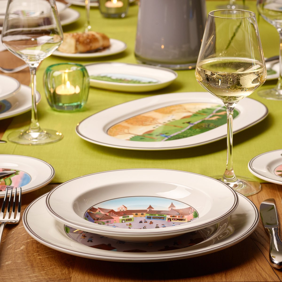 Assiette Creuse, Basse Cour DESIGN NAIF multicolore, VILLEROY & BOCH