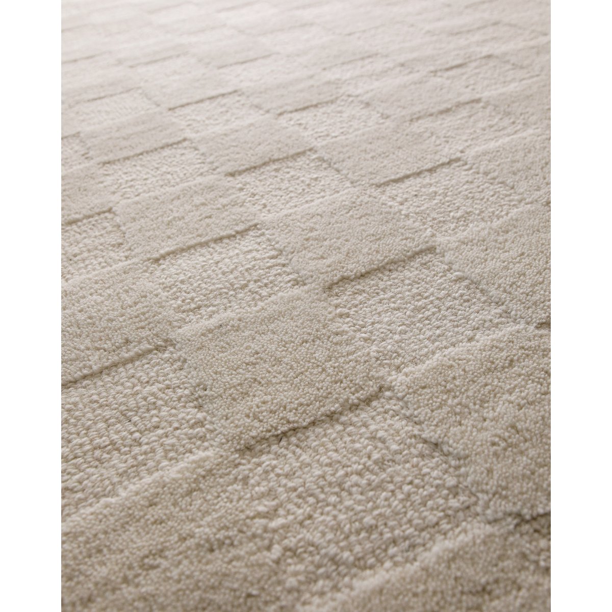 WECONhome Malibu, tufté main, laine vierge, tapis en laine, certifié OEKO-TEX® (40 x 60 cm, beige crème) ,  MALIBU FOUR beige crème, ESPRIT