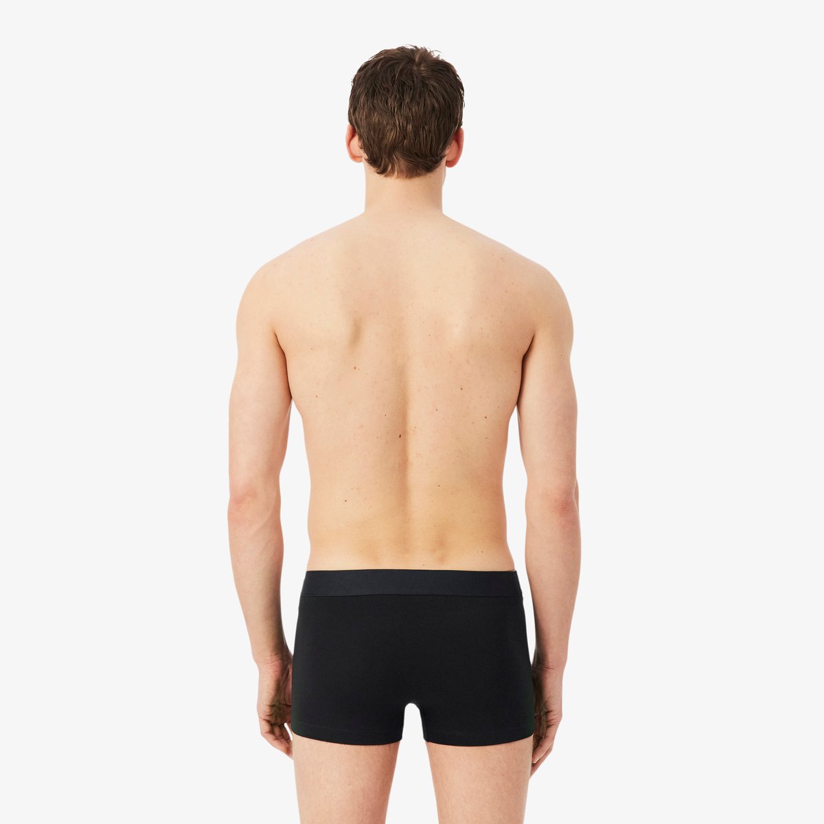 Lot de 3 boxers courts jersey stretch noir-031, LACOSTE
