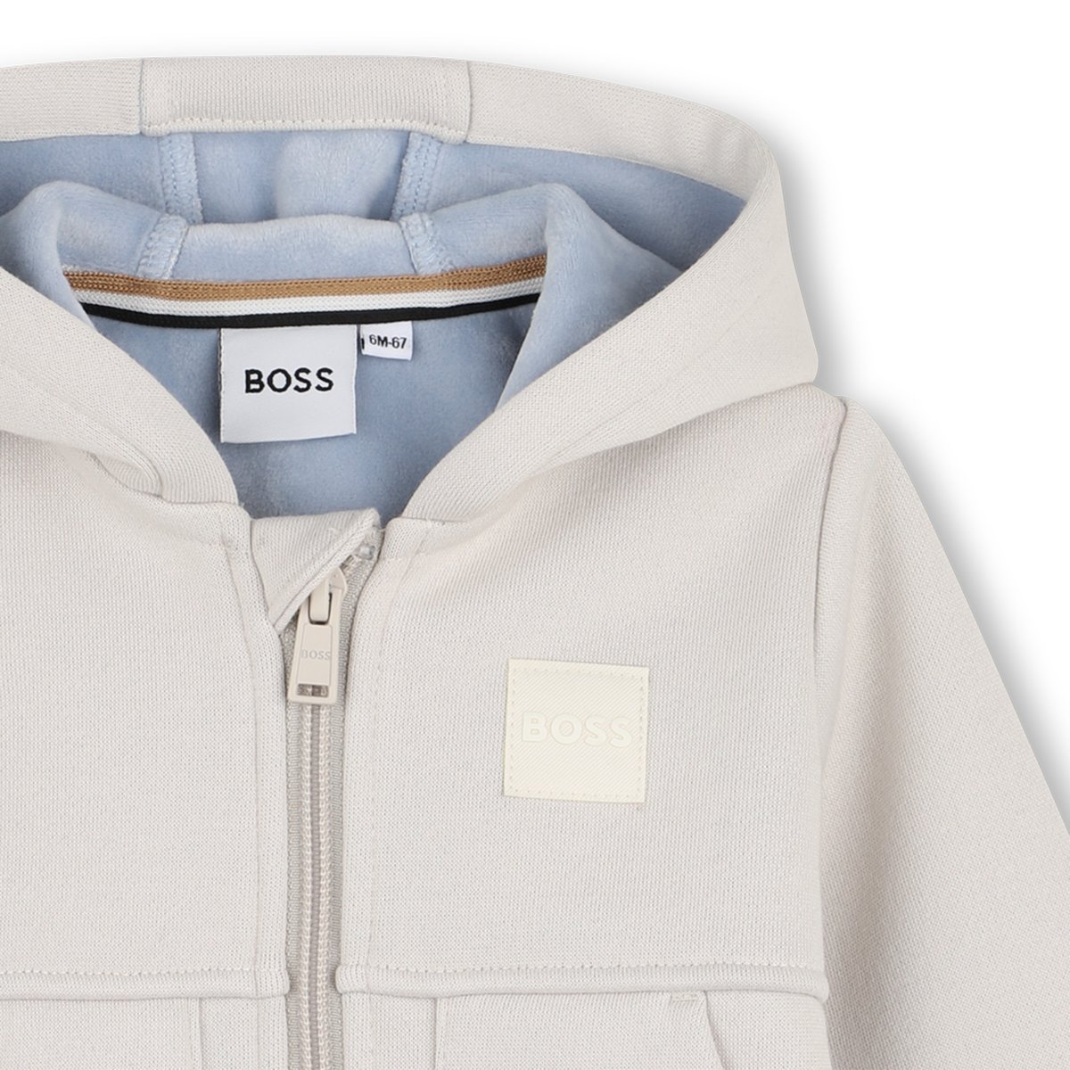 Ensemble cardigan et pantalon ecru puce, BOSS KIDSWEAR