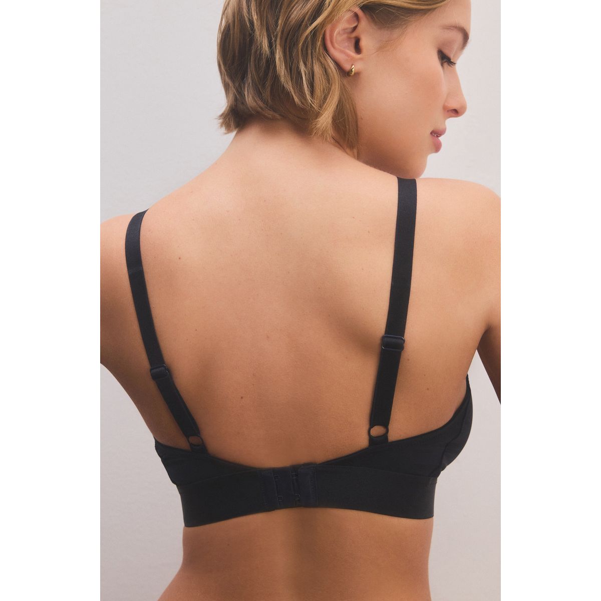 Brassière sans armatures, lot de 2 noir/chair, NEXT
