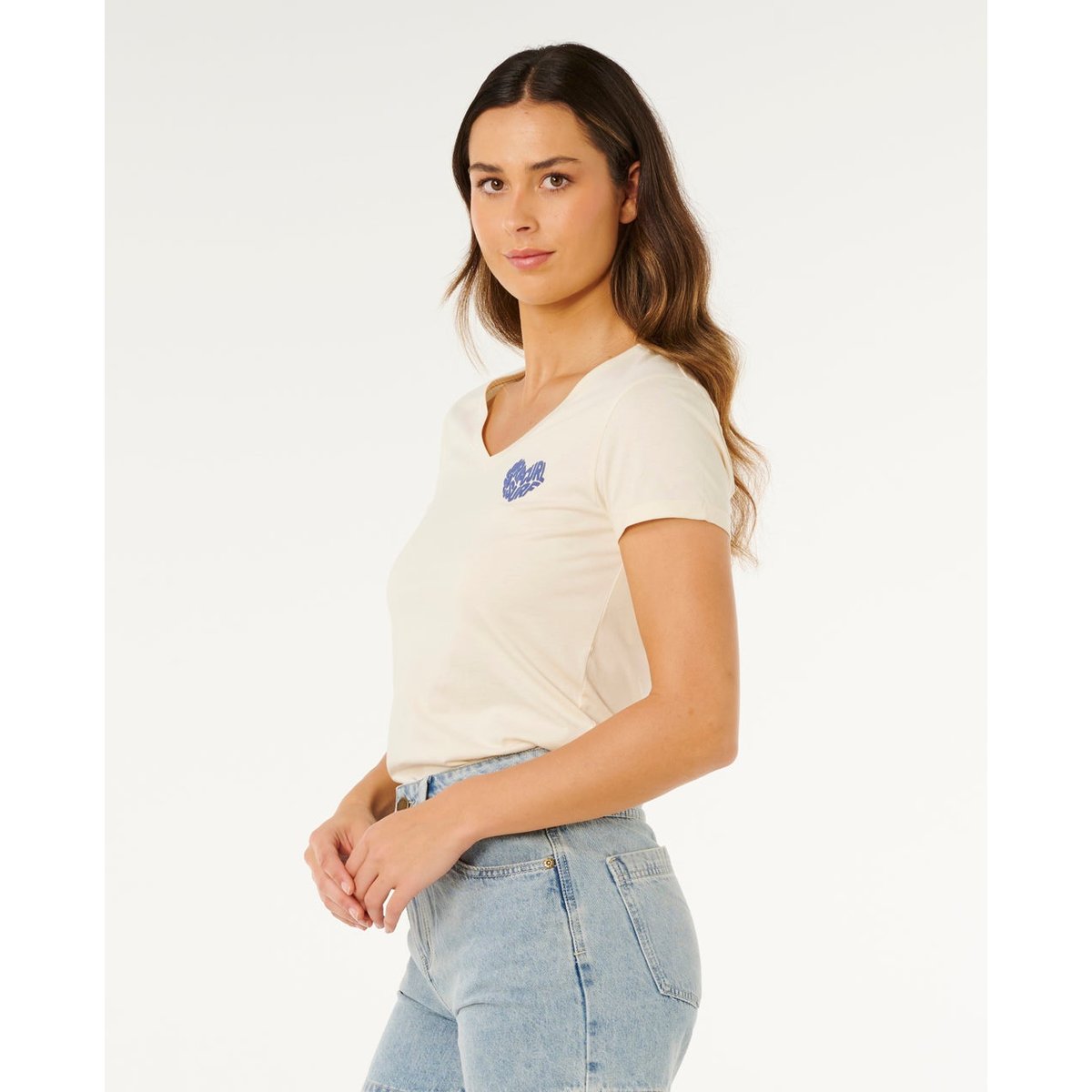 T-shirt Rc Heart col V lily, RIP CURL
